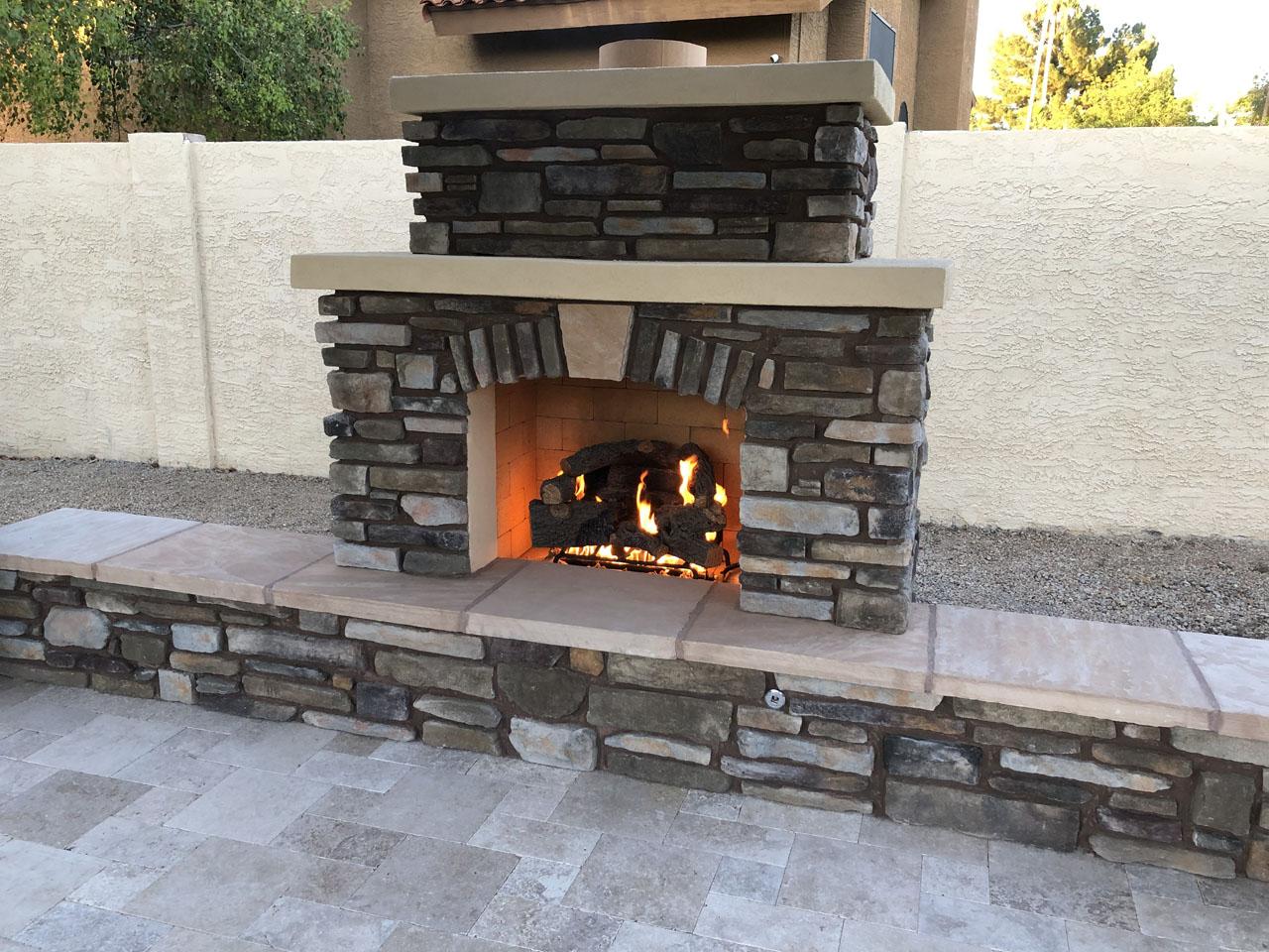 Phoenix Outdoor Fireplace Installation Company